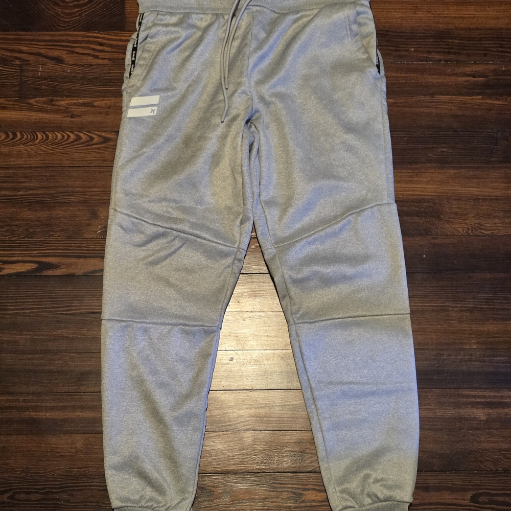 Hurley Gray Men's Athletic Jogger Sweatpants
